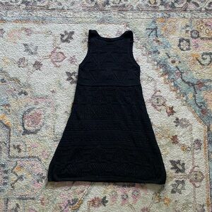 Zara Black Crochet Dress